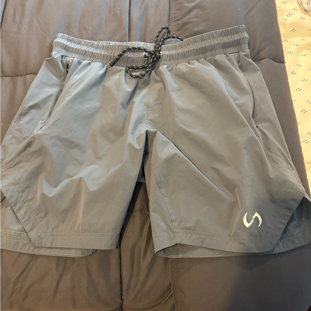 TLF Men's Gray Athletic Shorts